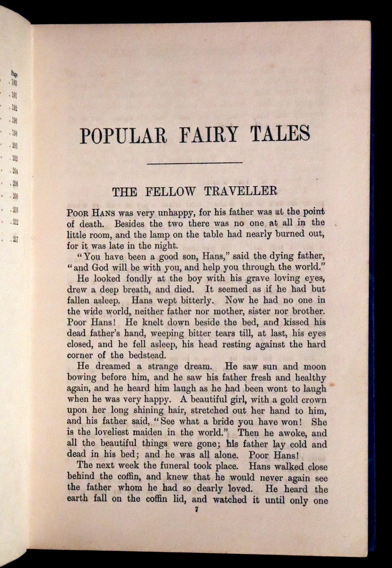 1910 Scarce Book - Popular FAIRY TALES of Hans Christian Andersen illustrated by Helen Stratton.
