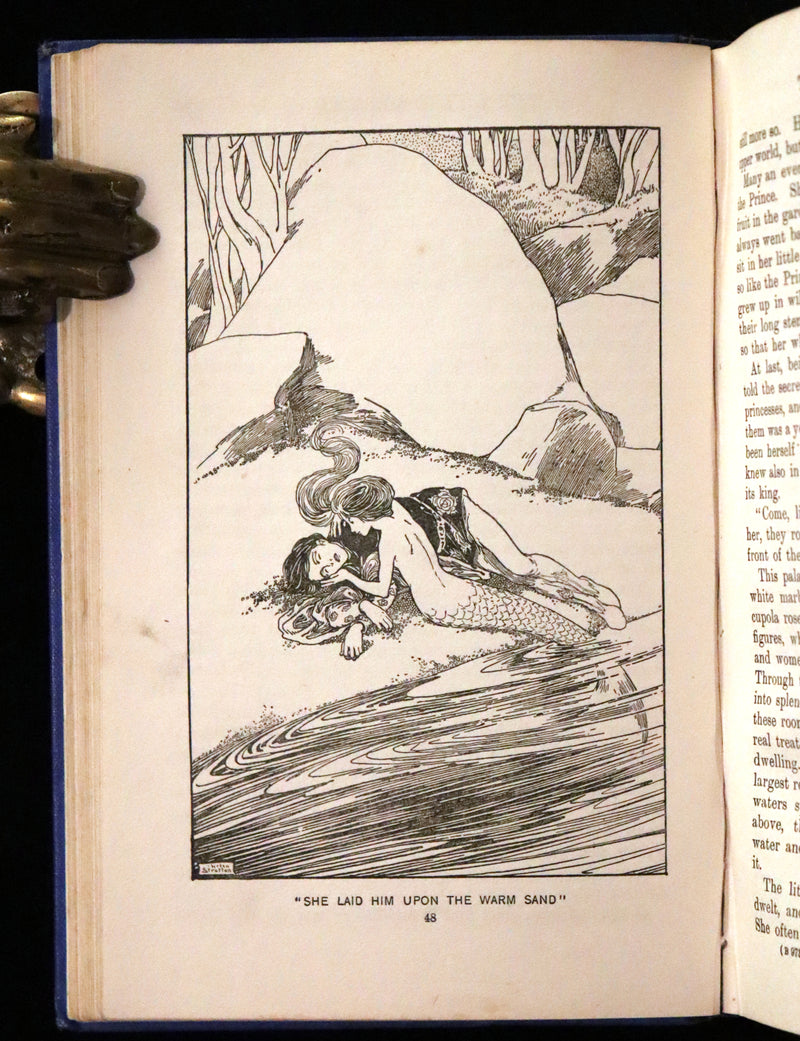 1910 Scarce Book - Popular FAIRY TALES of Hans Christian Andersen illustrated by Helen Stratton.