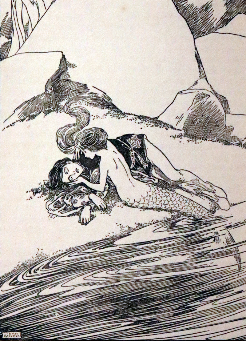 1910 Scarce Book - Popular FAIRY TALES of Hans Christian Andersen illustrated by Helen Stratton.