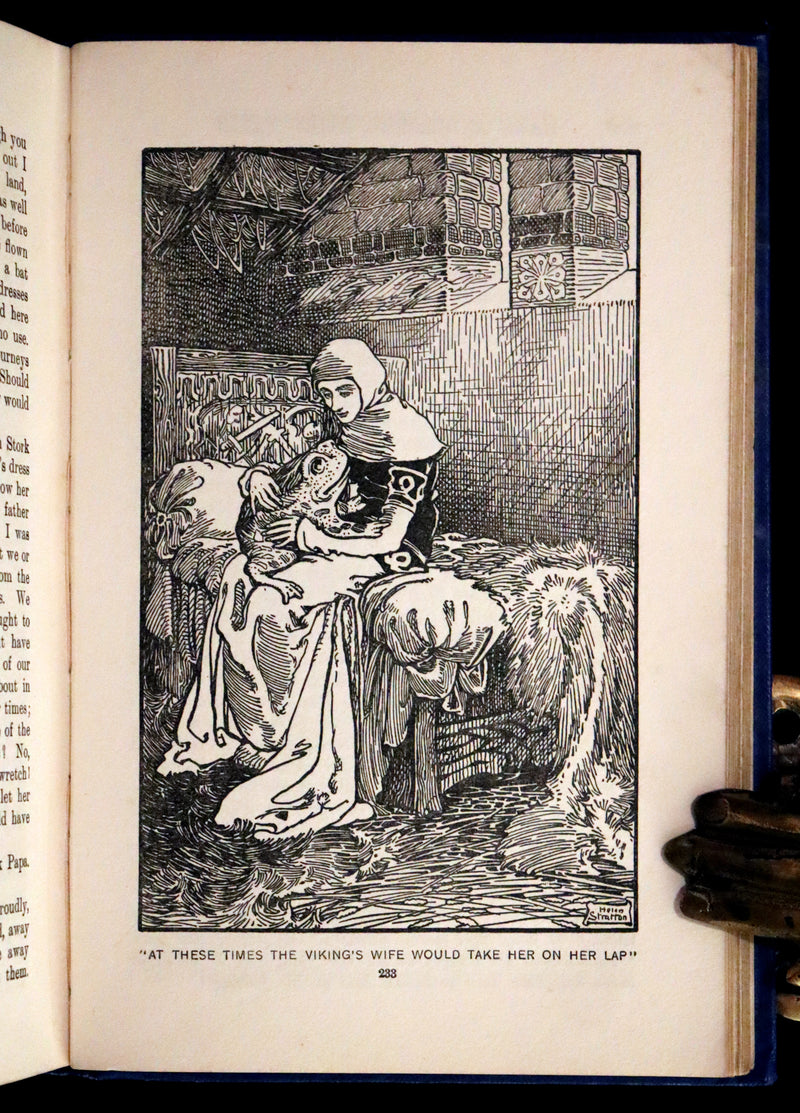 1910 Scarce Book - Popular FAIRY TALES of Hans Christian Andersen illustrated by Helen Stratton.