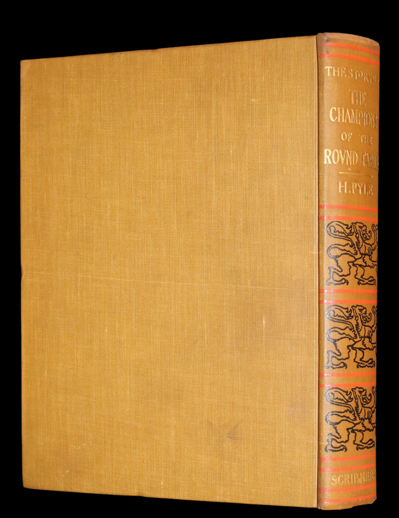 1905 Rare First Edition - King Arthur Tales, THE STORY OF THE CHAMPIONS OF THE ROUND TABLE by Howard Pyle.