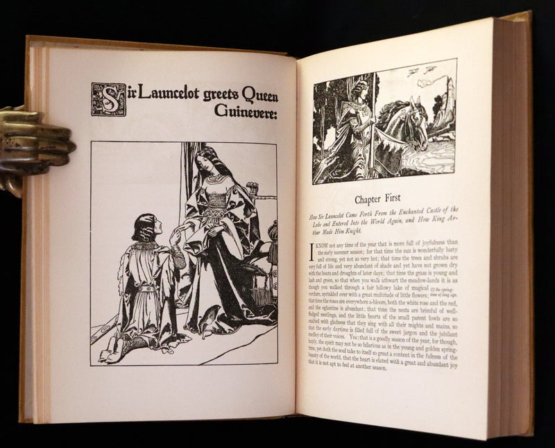 1905 Rare First Edition - King Arthur Tales, THE STORY OF THE CHAMPIONS OF THE ROUND TABLE by Howard Pyle.