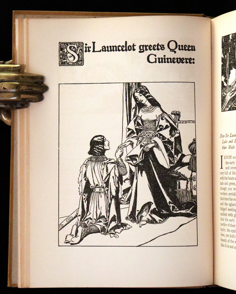 1905 Rare First Edition - King Arthur Tales, THE STORY OF THE CHAMPIONS OF THE ROUND TABLE by Howard Pyle.