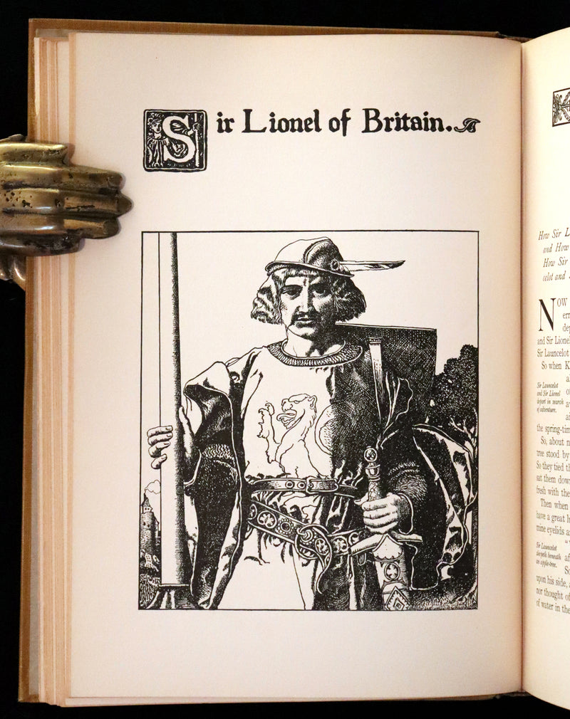 1905 Rare First Edition - King Arthur Tales, THE STORY OF THE CHAMPIONS OF THE ROUND TABLE by Howard Pyle.