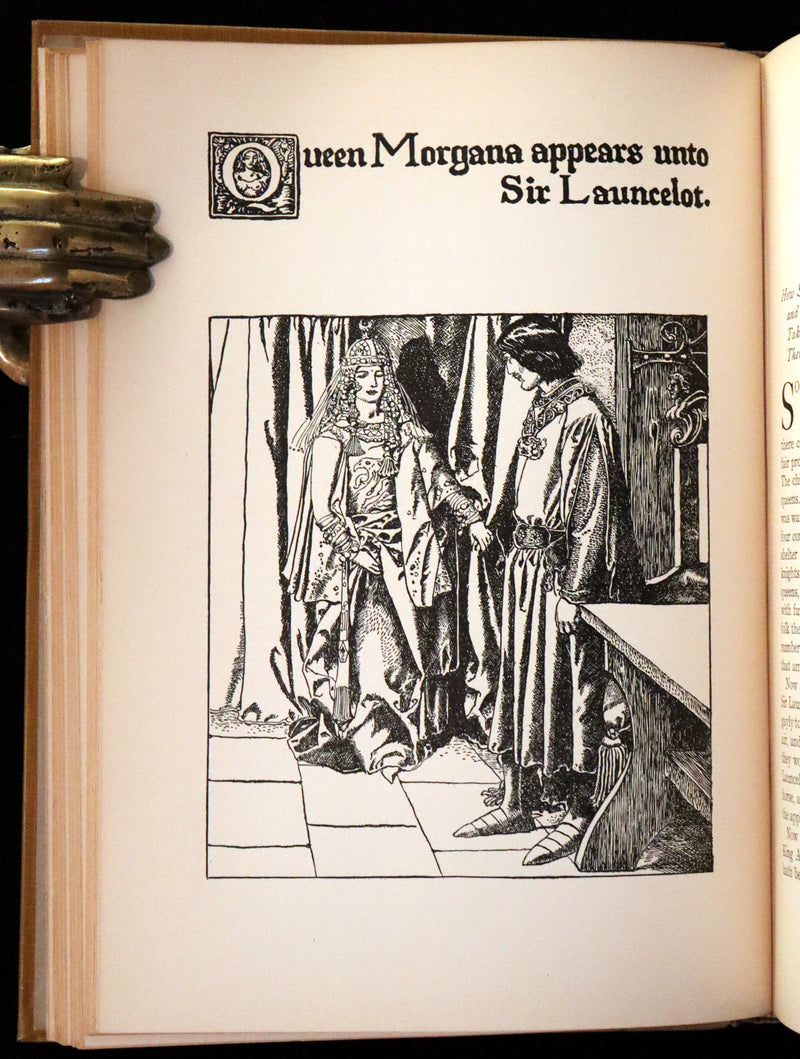 1905 Rare First Edition - King Arthur Tales, THE STORY OF THE CHAMPIONS OF THE ROUND TABLE by Howard Pyle.