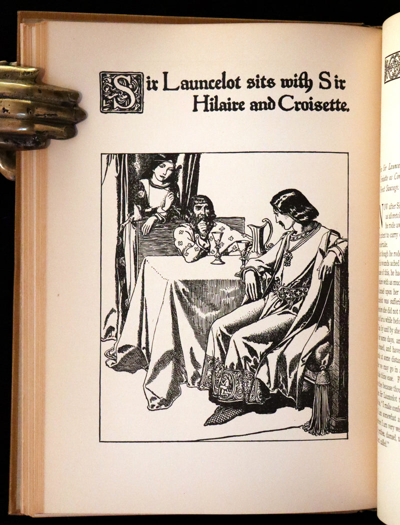 1905 Rare First Edition - King Arthur Tales, THE STORY OF THE CHAMPIONS OF THE ROUND TABLE by Howard Pyle.