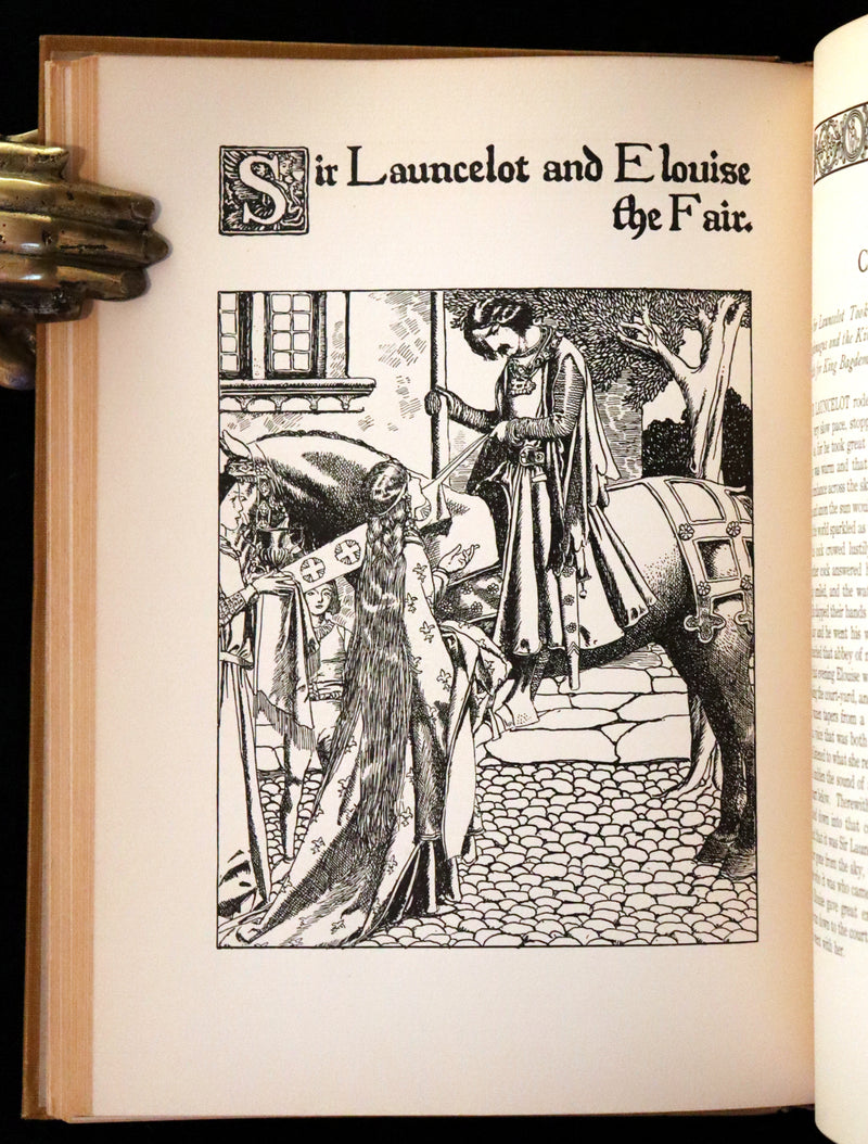 1905 Rare First Edition - King Arthur Tales, THE STORY OF THE CHAMPIONS OF THE ROUND TABLE by Howard Pyle.