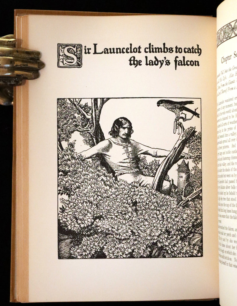 1905 Rare First Edition - King Arthur Tales, THE STORY OF THE CHAMPIONS OF THE ROUND TABLE by Howard Pyle.