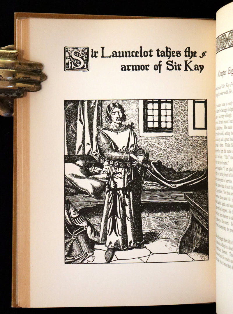 1905 Rare First Edition - King Arthur Tales, THE STORY OF THE CHAMPIONS OF THE ROUND TABLE by Howard Pyle.