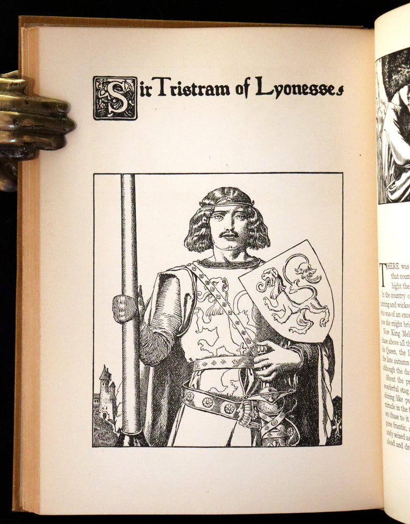 1905 Rare First Edition - King Arthur Tales, THE STORY OF THE CHAMPIONS OF THE ROUND TABLE by Howard Pyle.