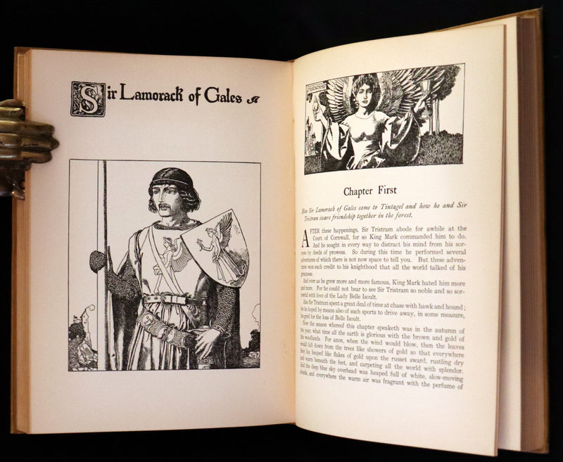 1905 Rare First Edition - King Arthur Tales, THE STORY OF THE CHAMPIONS OF THE ROUND TABLE by Howard Pyle.