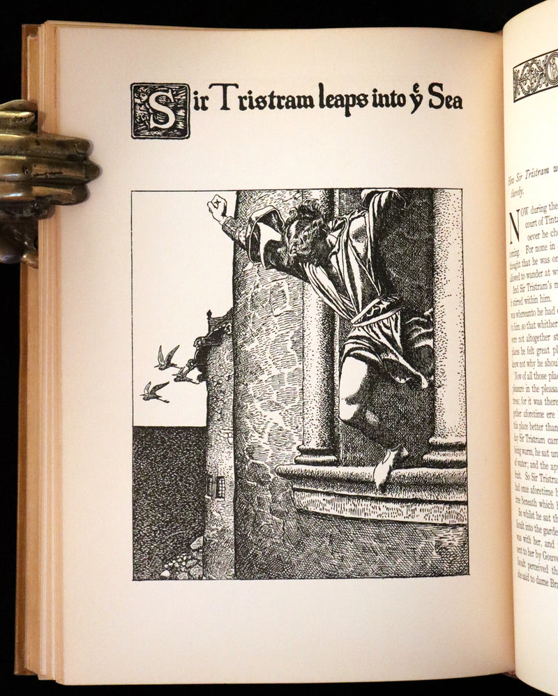 1905 Rare First Edition - King Arthur Tales, THE STORY OF THE CHAMPIONS OF THE ROUND TABLE by Howard Pyle.