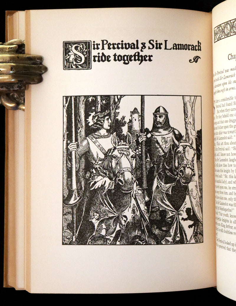 1905 Rare First Edition - King Arthur Tales, THE STORY OF THE CHAMPIONS OF THE ROUND TABLE by Howard Pyle.