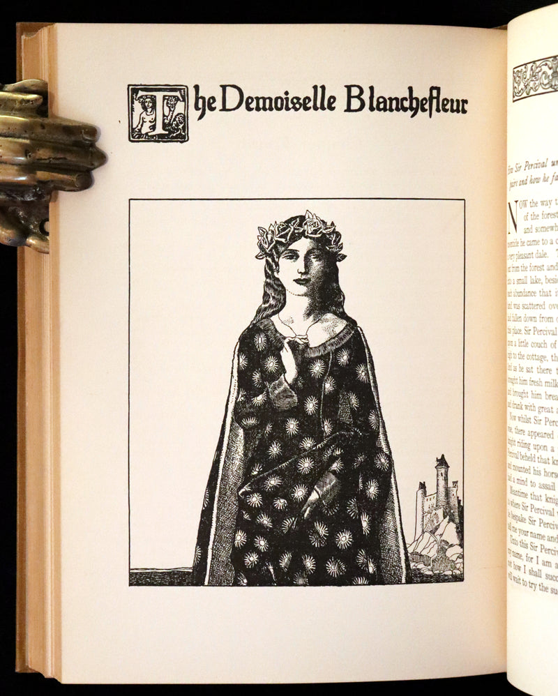1905 Rare First Edition - King Arthur Tales, THE STORY OF THE CHAMPIONS OF THE ROUND TABLE by Howard Pyle.
