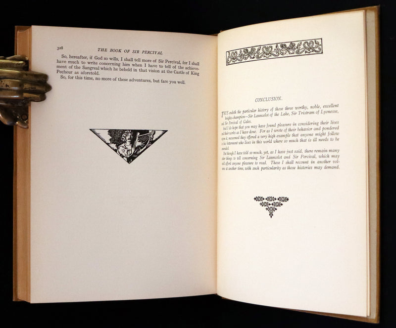 1905 Rare First Edition - King Arthur Tales, THE STORY OF THE CHAMPIONS OF THE ROUND TABLE by Howard Pyle.