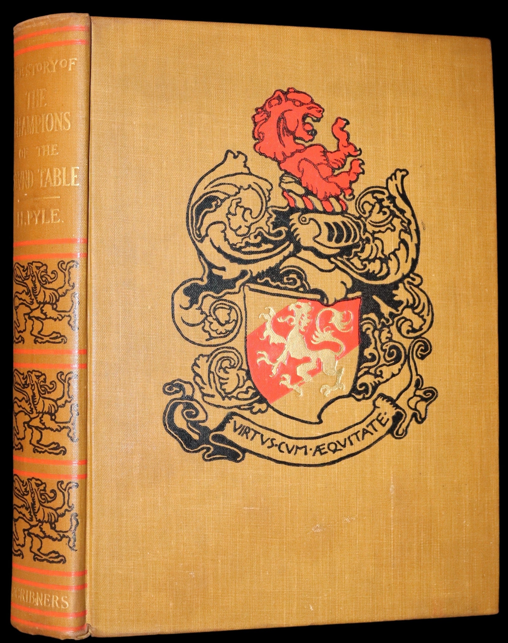 1905 Rare First Edition - King Arthur Tales, THE STORY OF THE CHAMPIONS OF THE ROUND TABLE by Howard Pyle.
