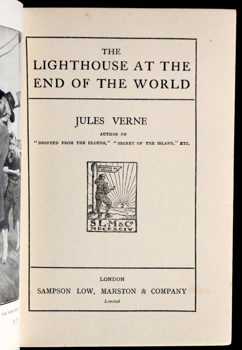 1927 Rare Early Edition - JULES VERNE, The Lighthouse at the End of the World.