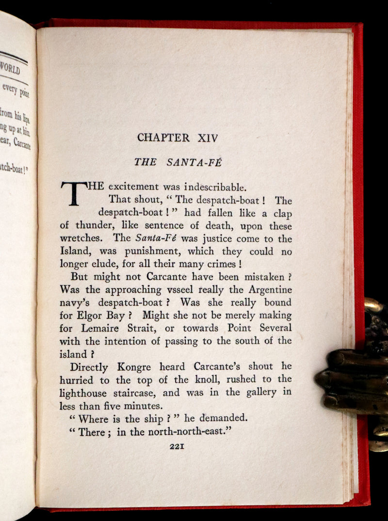 1927 Rare Early Edition - JULES VERNE, The Lighthouse at the End of the World.