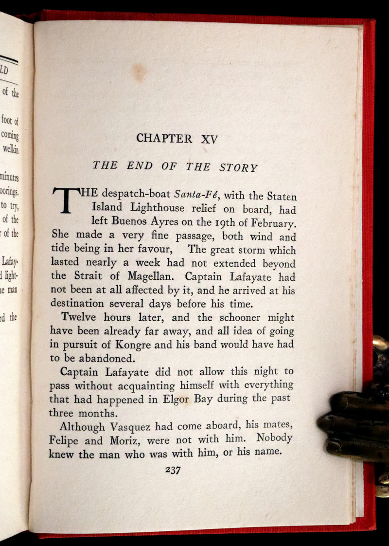 1927 Rare Early Edition - JULES VERNE, The Lighthouse at the End of the World.