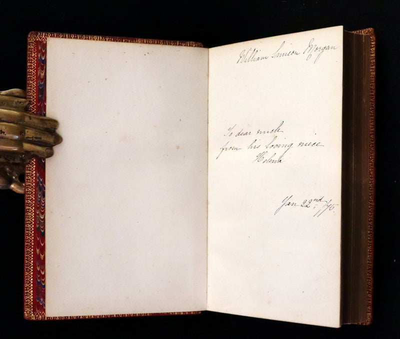 1875 Rare Book - The Poetical Works of William Cowper illustrated by Hugh Cameron.