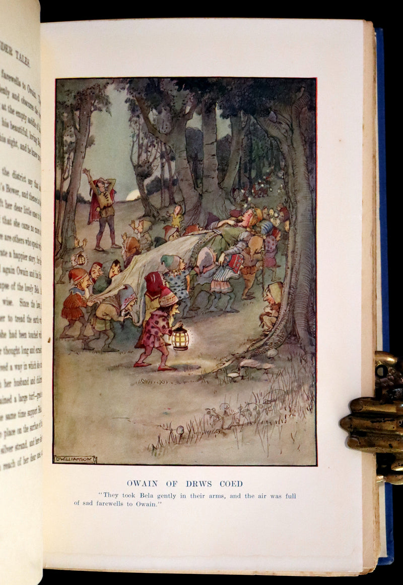 1921 Rare First Edition - FAIRY and WONDER TALES OF ANCIENT WALES Illustrated by Doris Williamson.