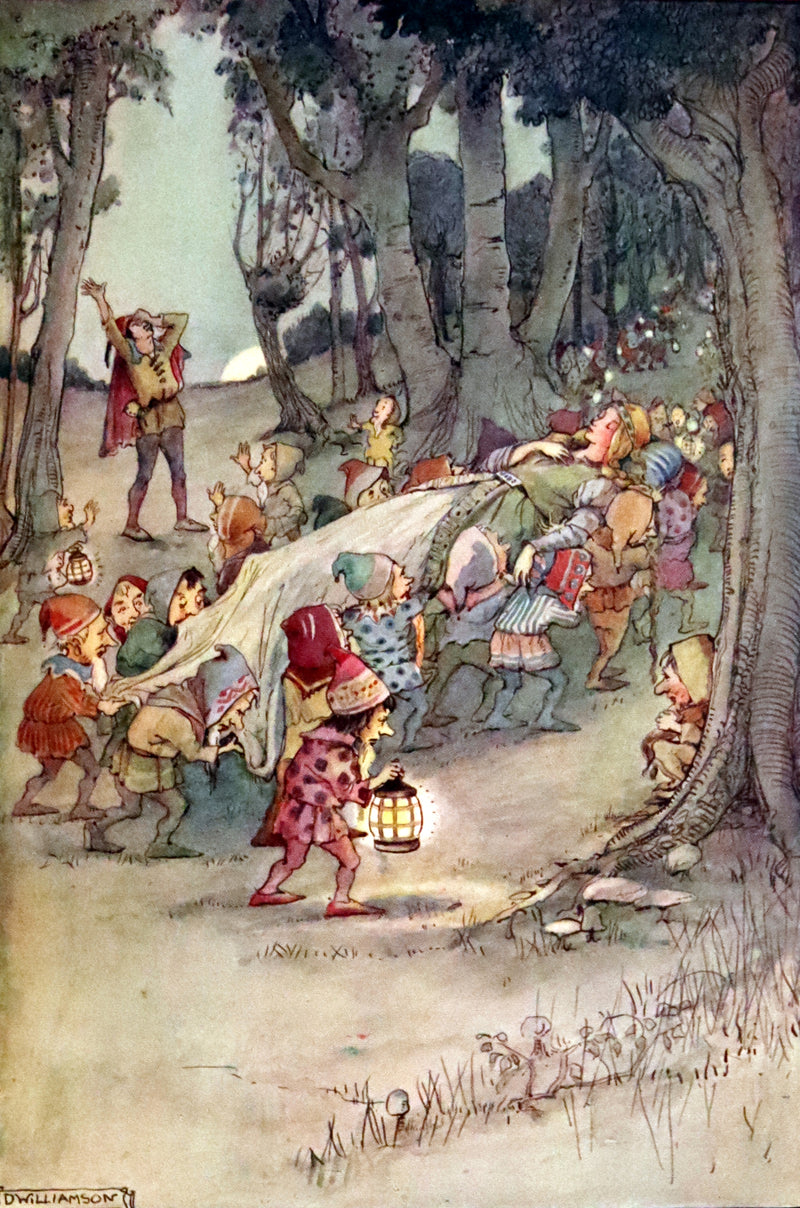 1921 Rare First Edition - FAIRY and WONDER TALES OF ANCIENT WALES Illustrated by Doris Williamson.