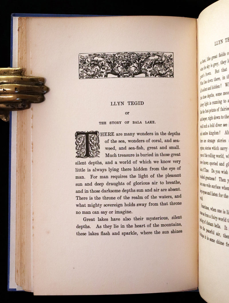 1921 Rare First Edition - FAIRY and WONDER TALES OF ANCIENT WALES Illustrated by Doris Williamson.