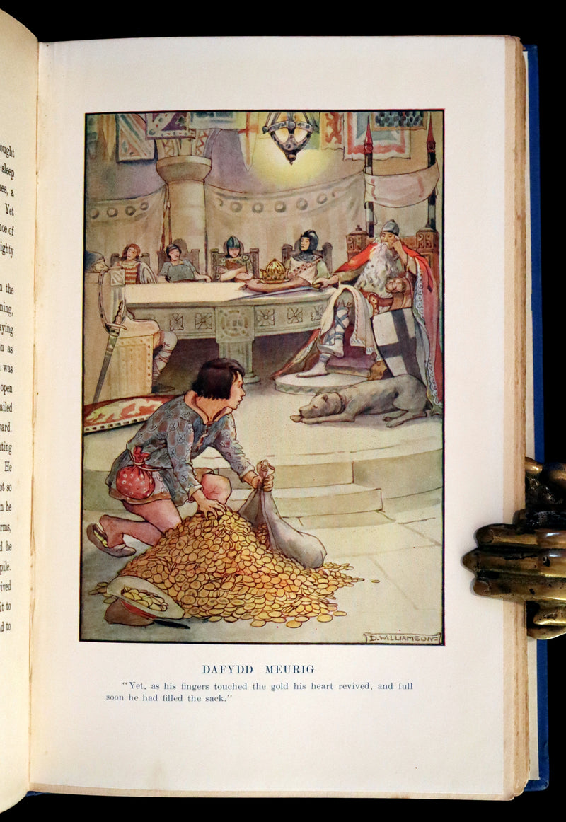 1921 Rare First Edition - FAIRY and WONDER TALES OF ANCIENT WALES Illustrated by Doris Williamson.