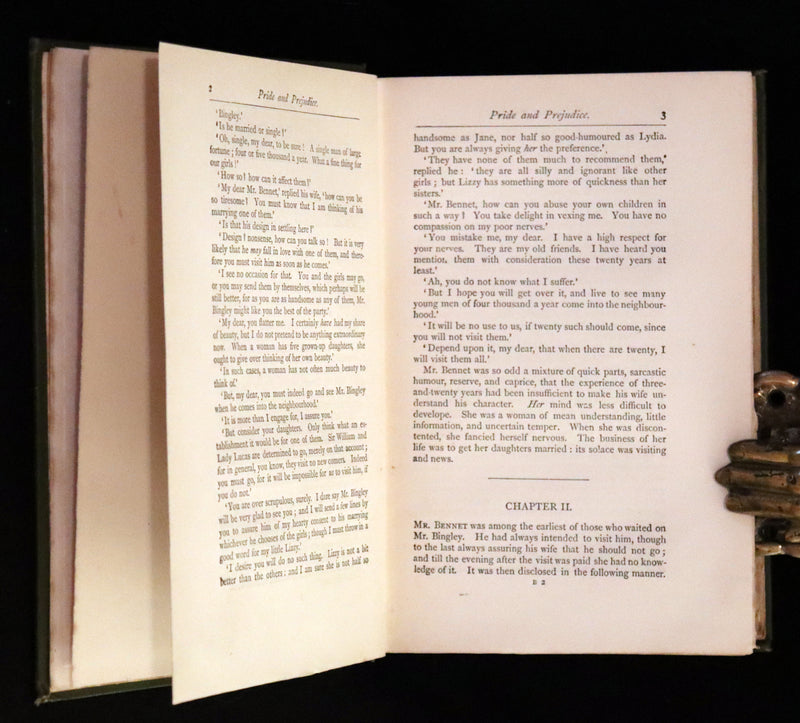 1891 Rare Edition - PRIDE AND PREJUDICE by Jane Austen.