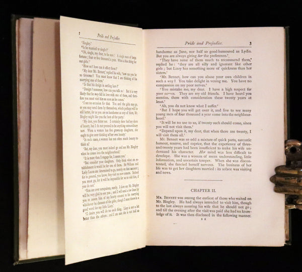 1891 Rare Edition - PRIDE AND PREJUDICE by Jane Austen.