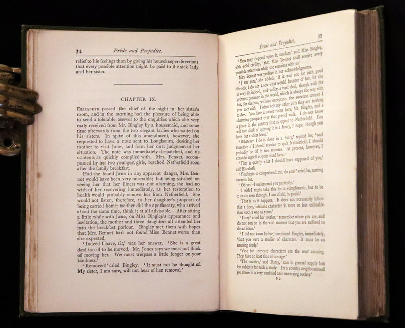 1891 Rare Edition - PRIDE AND PREJUDICE by Jane Austen.