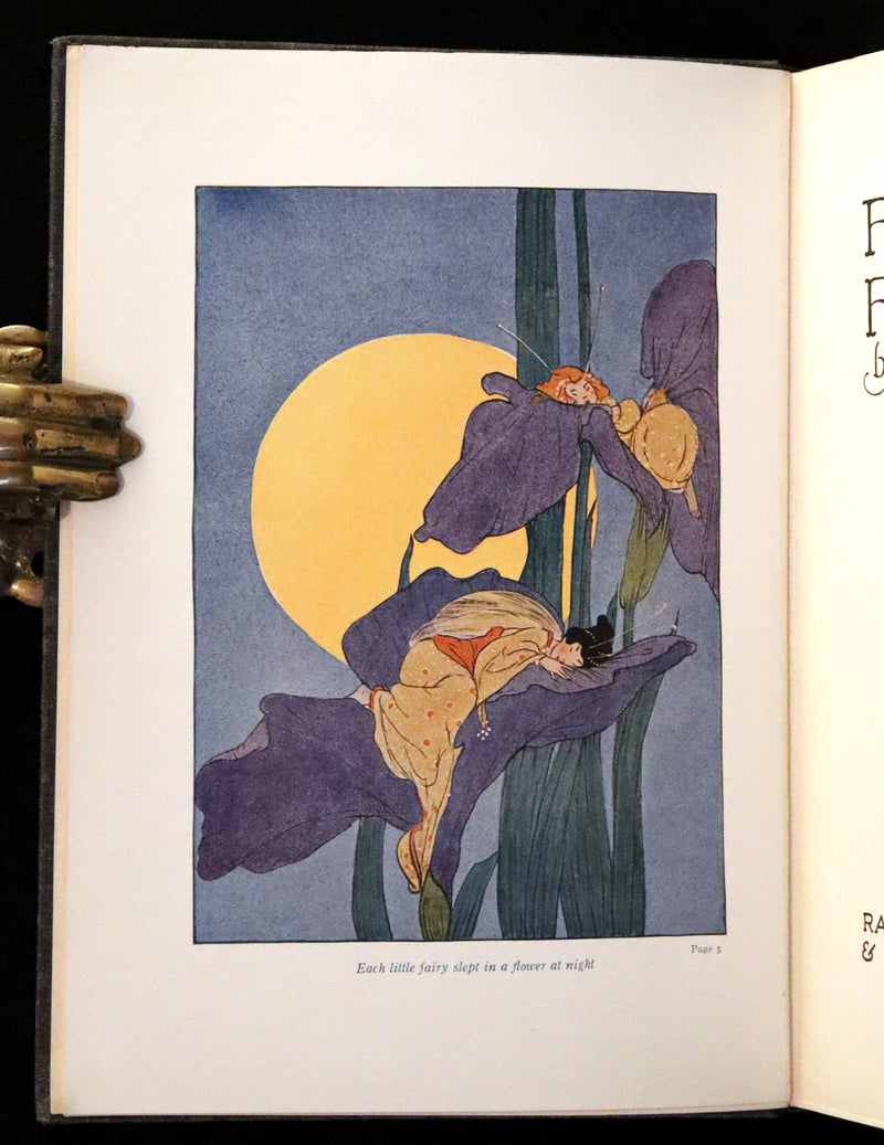 1915 Scarce First Edition - FLOWER FAIRIES by Clara Ingram Judson illustrated by Maginel Wright Enright.
