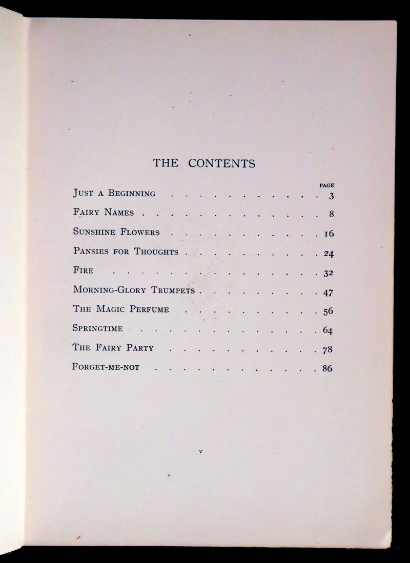 1915 Scarce First Edition - FLOWER FAIRIES by Clara Ingram Judson illustrated by Maginel Wright Enright.