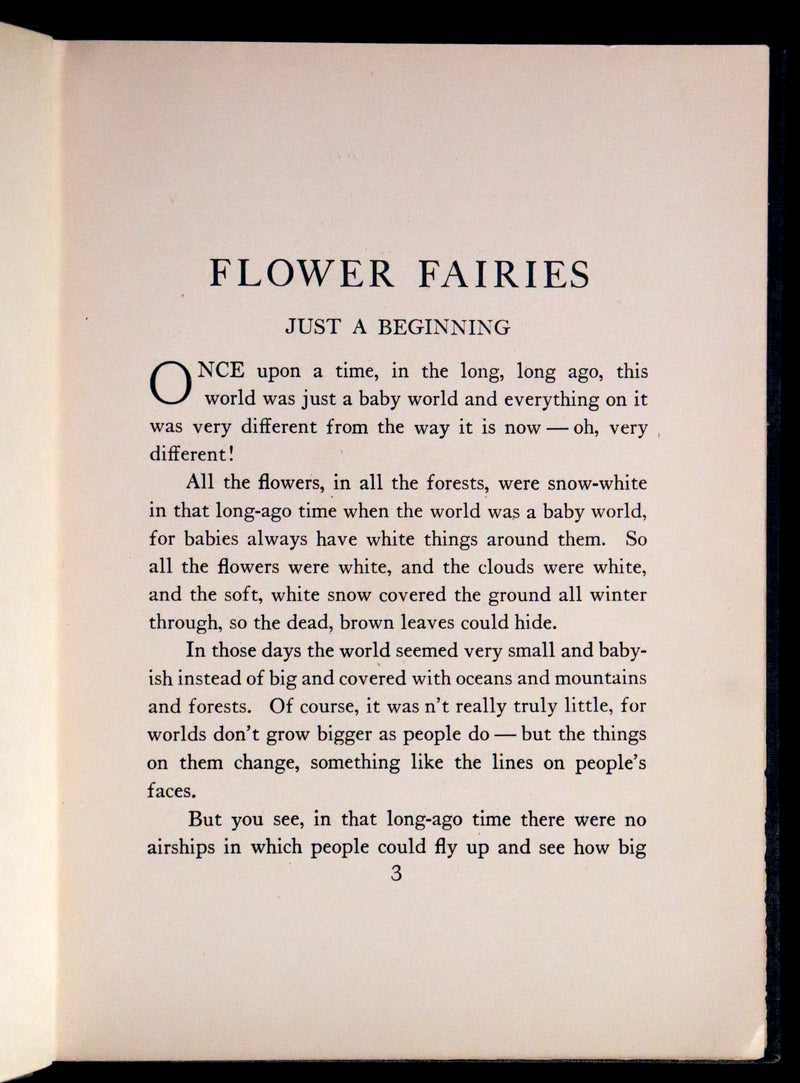 1915 Scarce First Edition - FLOWER FAIRIES by Clara Ingram Judson illustrated by Maginel Wright Enright.