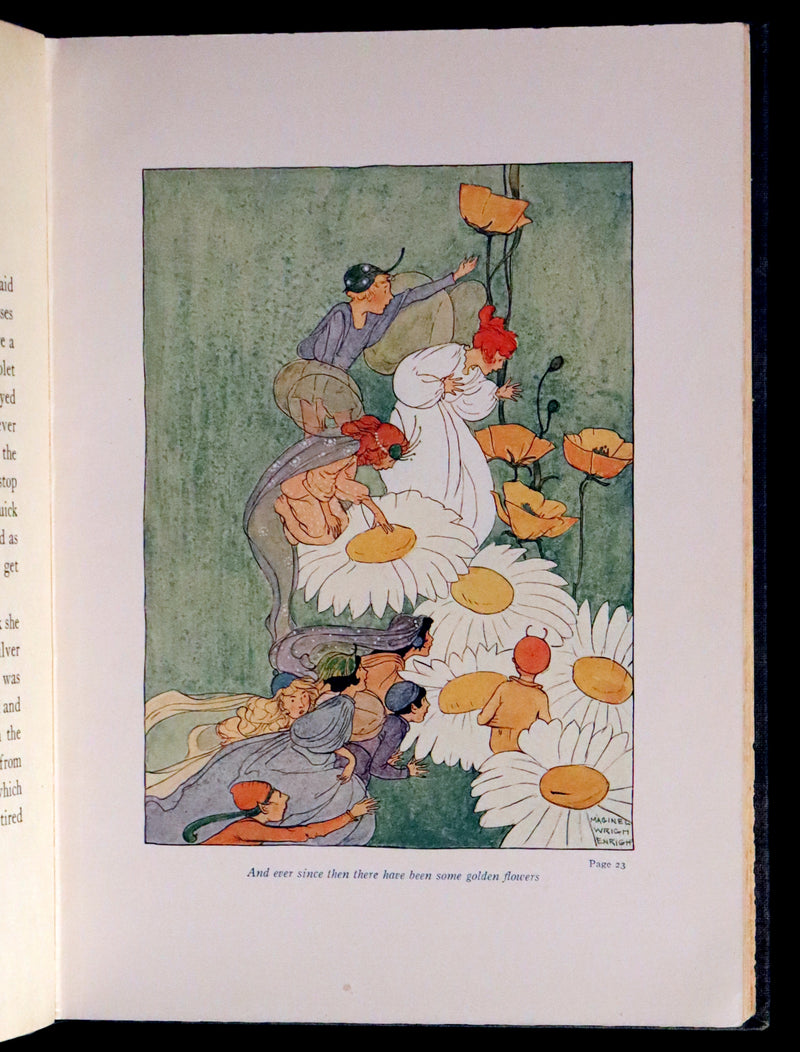 1915 Scarce First Edition - FLOWER FAIRIES by Clara Ingram Judson illustrated by Maginel Wright Enright.