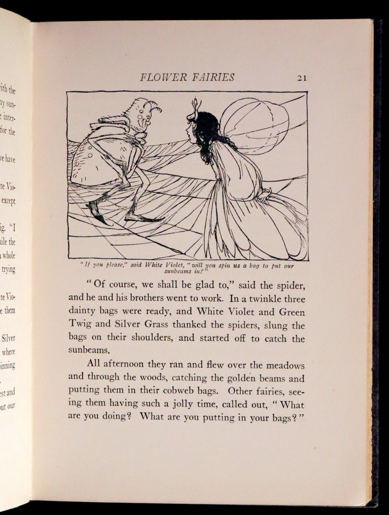 1915 Scarce First Edition - FLOWER FAIRIES by Clara Ingram Judson illustrated by Maginel Wright Enright.