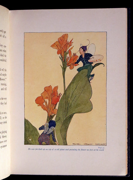 1915 Scarce First Edition - FLOWER FAIRIES by Clara Ingram Judson illustrated by Maginel Wright Enright.
