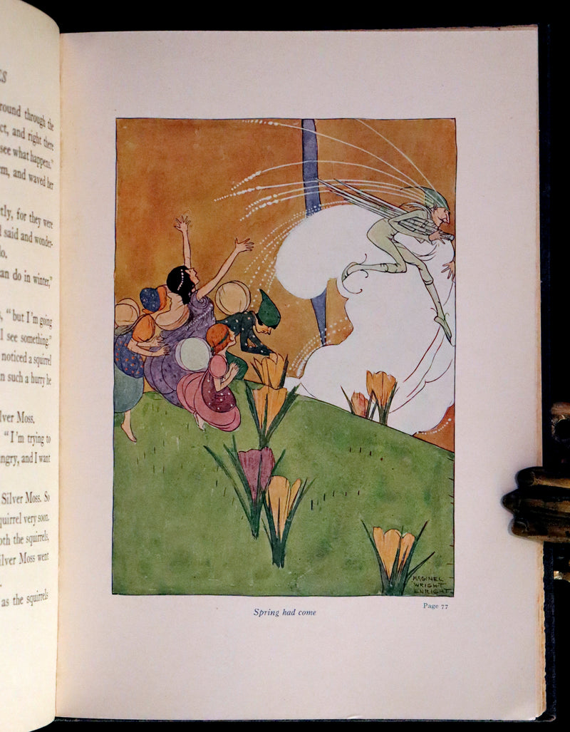 1915 Scarce First Edition - FLOWER FAIRIES by Clara Ingram Judson illustrated by Maginel Wright Enright.