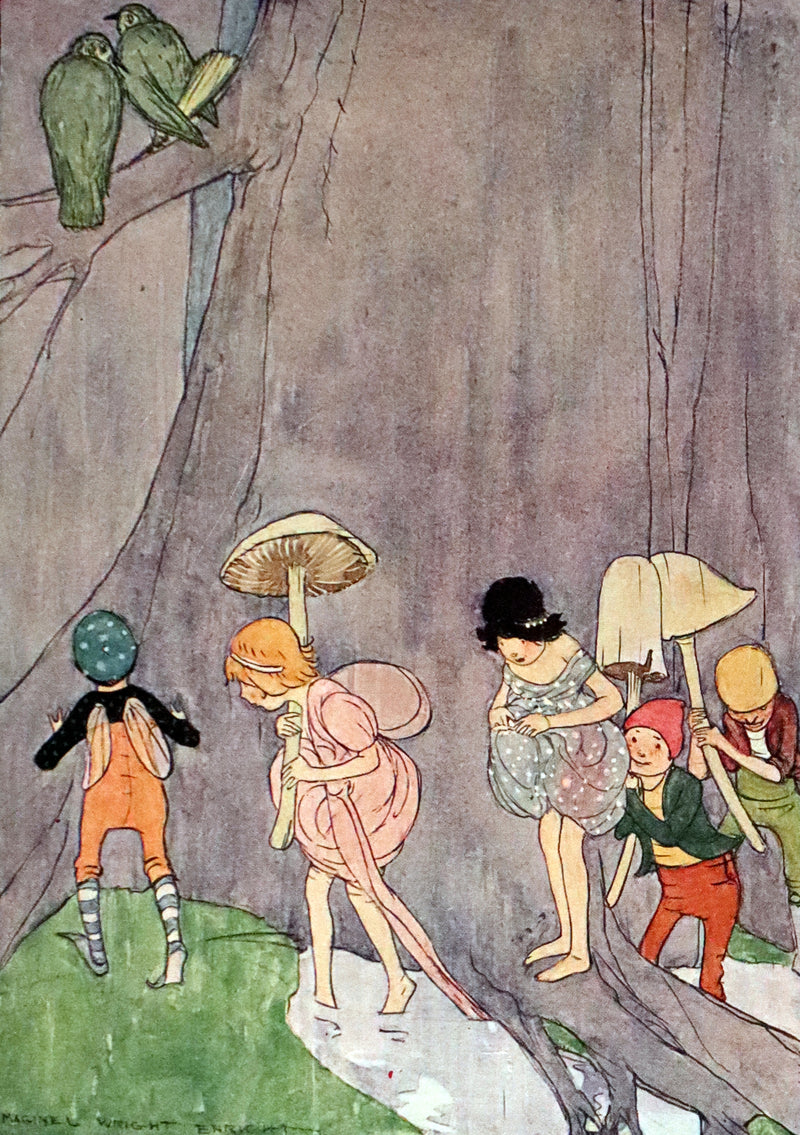 1915 Scarce First Edition - FLOWER FAIRIES by Clara Ingram Judson illustrated by Maginel Wright Enright.