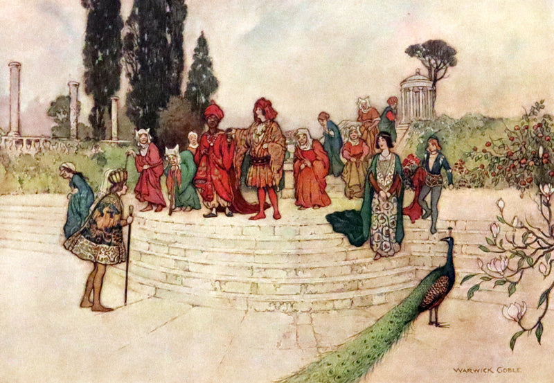 1911 Rare First Edition - STORIES from the PENTAMERONE Illustrated by Warwick GOBLE. Neapolitan Fairy Tale.