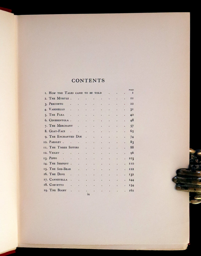 1911 Rare First Edition - STORIES from the PENTAMERONE Illustrated by Warwick GOBLE. Neapolitan Fairy Tale.