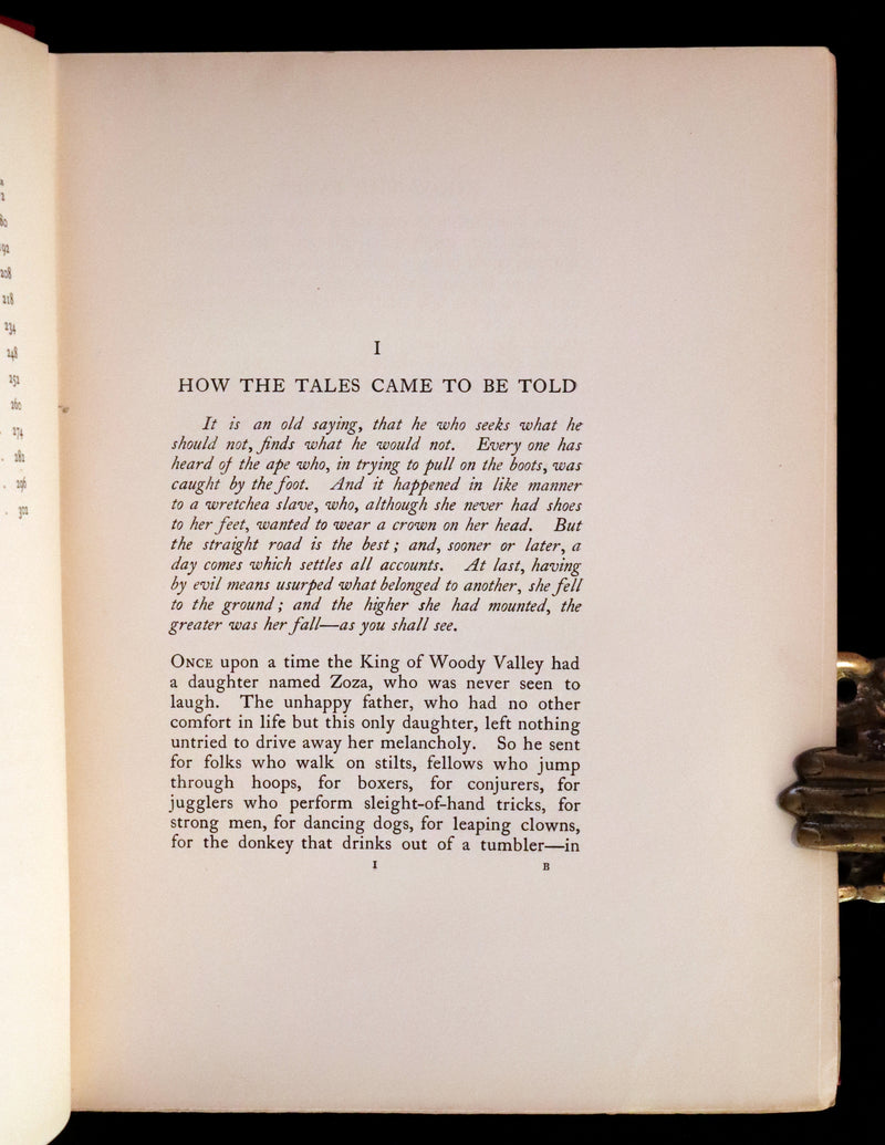 1911 Rare First Edition - STORIES from the PENTAMERONE Illustrated by Warwick GOBLE. Neapolitan Fairy Tale.