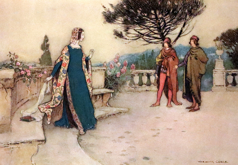 1911 Rare First Edition - STORIES from the PENTAMERONE Illustrated by Warwick GOBLE. Neapolitan Fairy Tale.