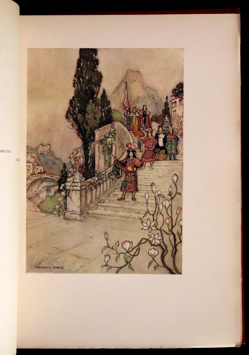 1911 Rare First Edition - STORIES from the PENTAMERONE Illustrated by Warwick GOBLE. Neapolitan Fairy Tale.