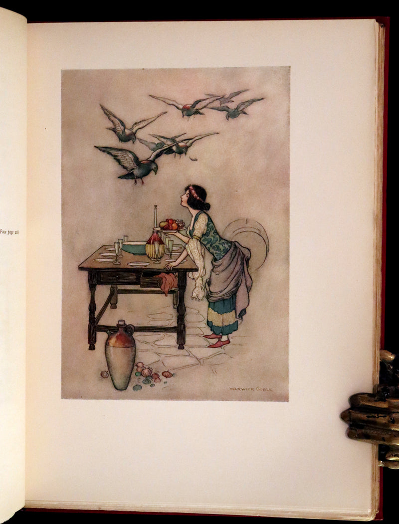 1911 Rare First Edition - STORIES from the PENTAMERONE Illustrated by Warwick GOBLE. Neapolitan Fairy Tale.