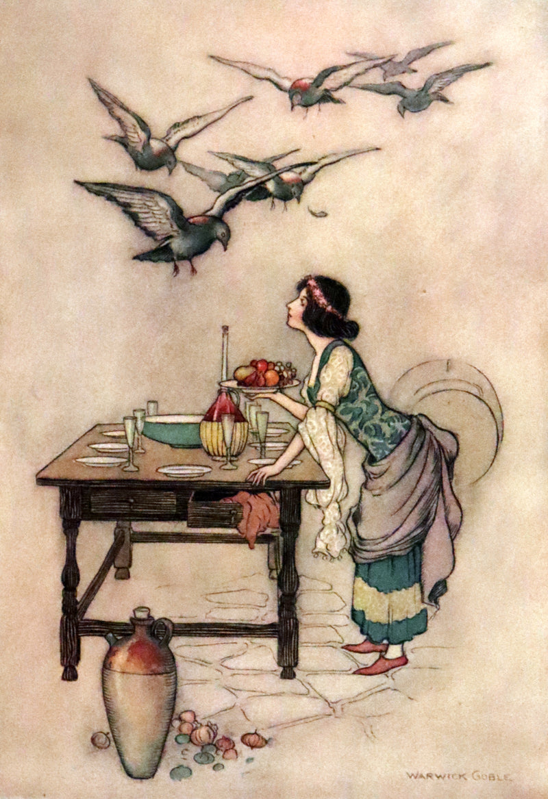 1911 Rare First Edition - STORIES from the PENTAMERONE Illustrated by Warwick GOBLE. Neapolitan Fairy Tale.