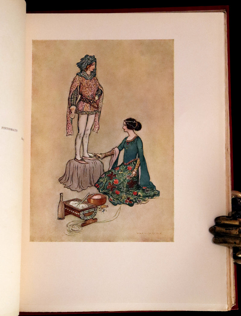1911 Rare First Edition - STORIES from the PENTAMERONE Illustrated by Warwick GOBLE. Neapolitan Fairy Tale.