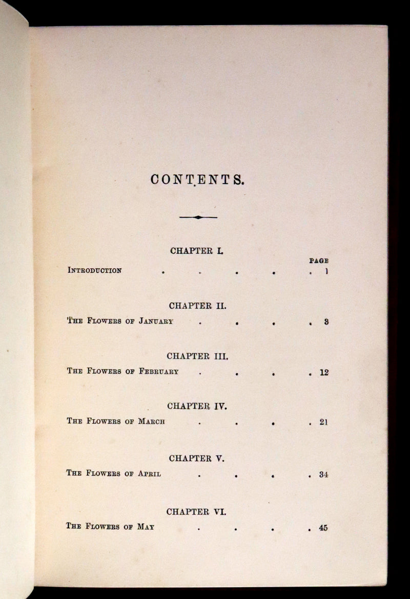 1880 Rare Victorian Book - FIELD FLOWERS, A handy-book for the rambling by the famous botanist James Shirley Hibberd.