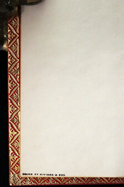 1930 Beautiful Riviere Binding - The Little Flowers of Saint Francis, 14th-century legends about St. Francis of Assisi.