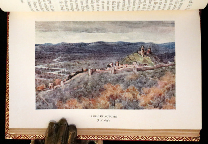 1930 Beautiful Riviere Binding - The Little Flowers of Saint Francis, 14th-century legends about St. Francis of Assisi.